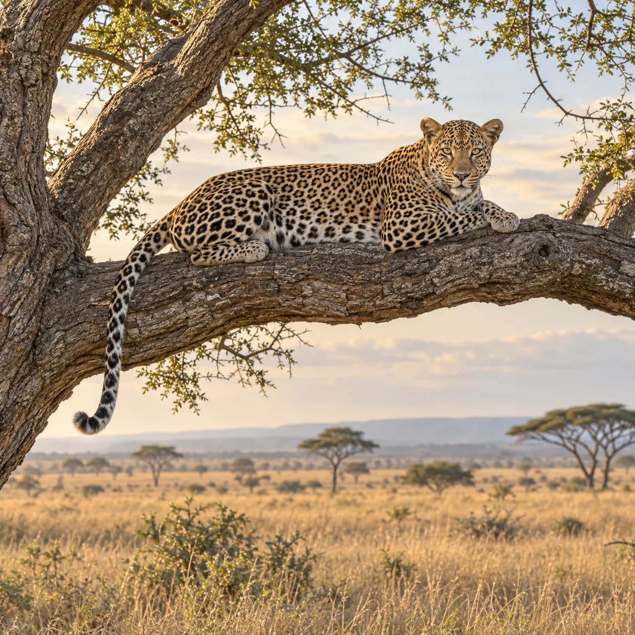 Photo réaliste: Coloriage de léopard africain