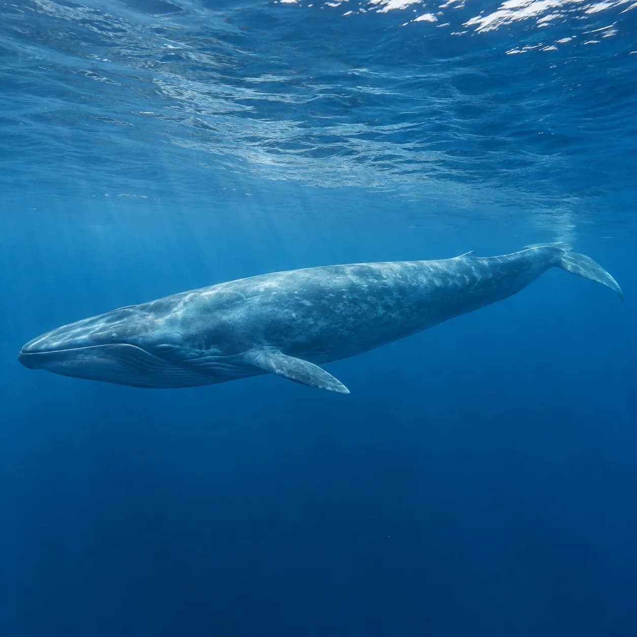Realistic source: Blue whale coloring page