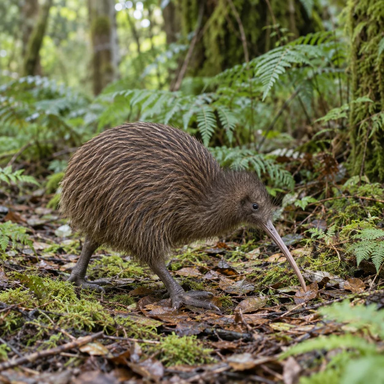 Foto realista: Dibujo de kiwi para colorear