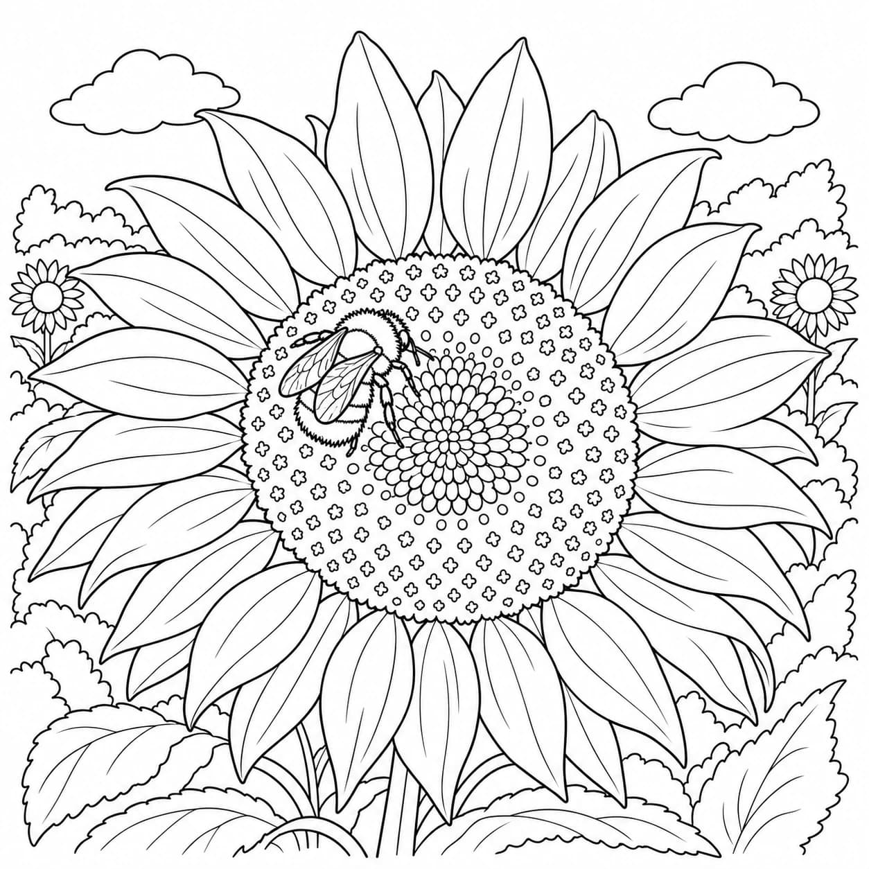 Coloriage: Coloriage de bourdon