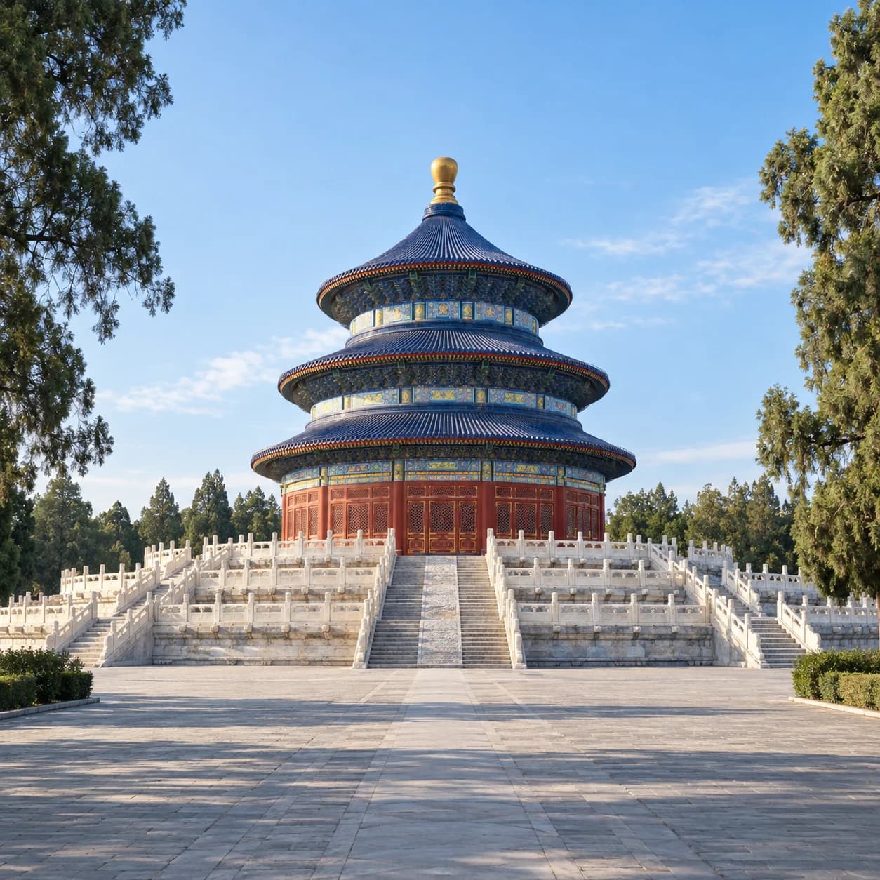 Realistic source: China coloring page: Temple of Heaven
