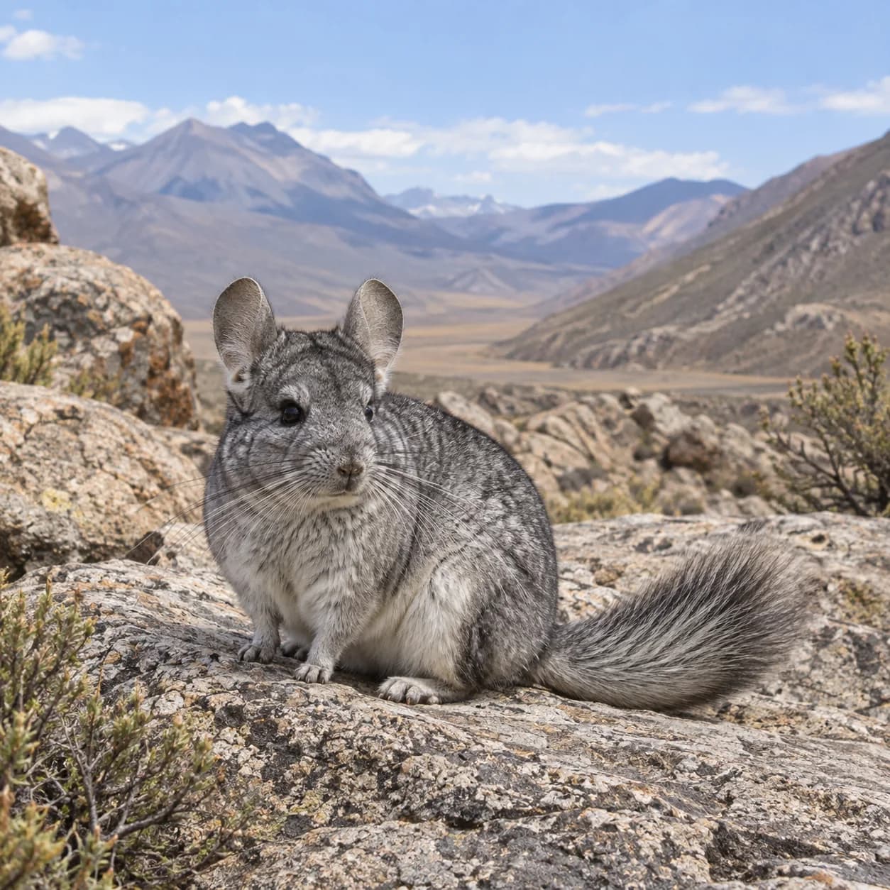 Realistic source: Chinchilla coloring page