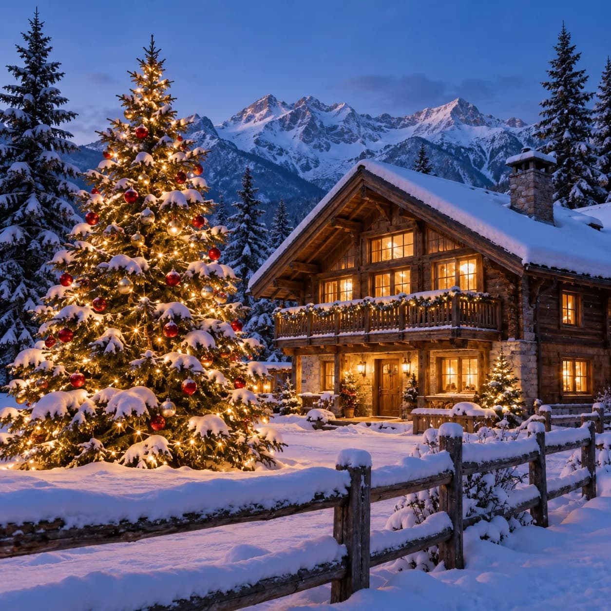 Realistic source: Christmas chalet dot to dot printable