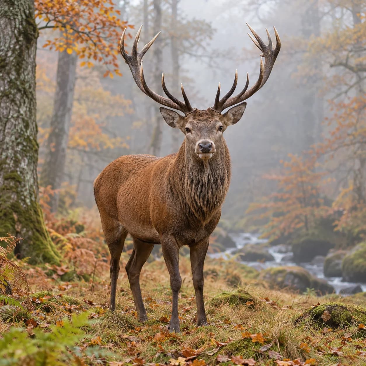 Photo réaliste: Coloriage de cerf