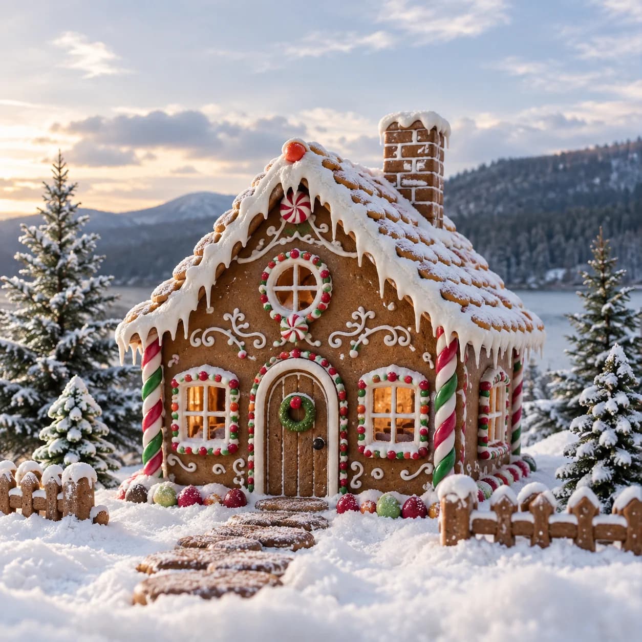 Realistic source: Gingerbread house dot to dot printable