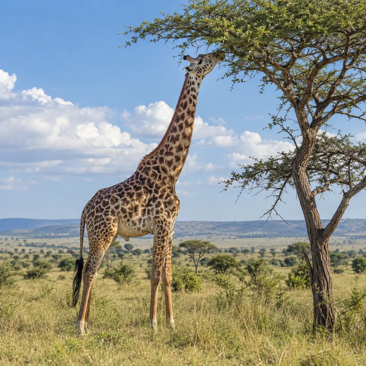 Photo réaliste: Girafe : coloriage au numéro à imprimer