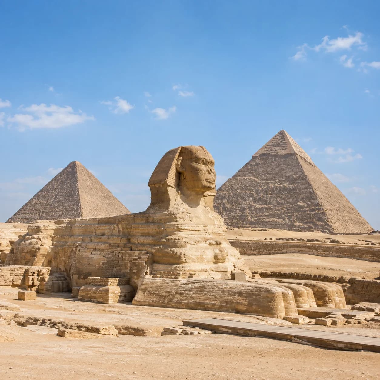 Realistic source: Pyramids of Giza coloring page