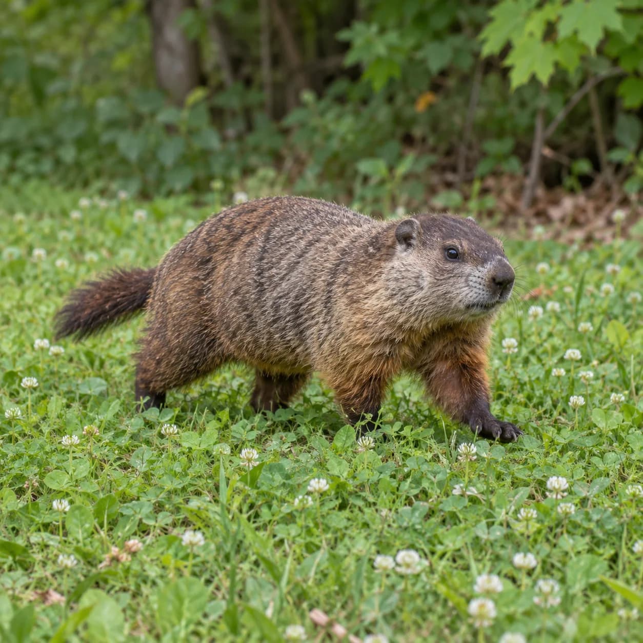 Photo réaliste: Coloriage de marmotte commune