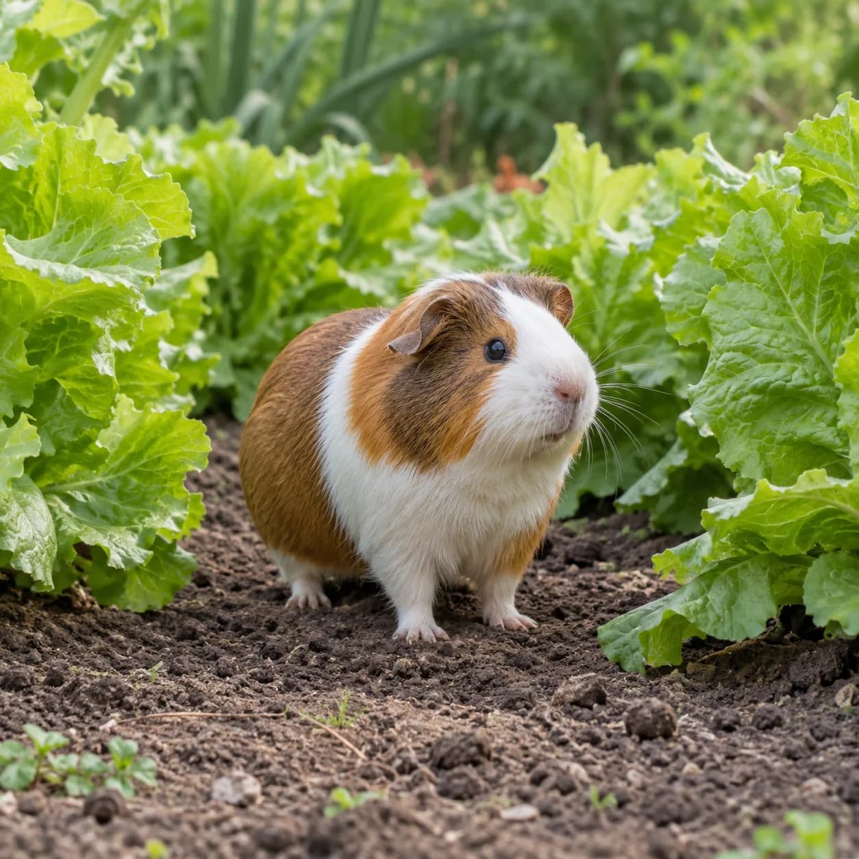 Photo réaliste: Coloriage de cochon d'Inde