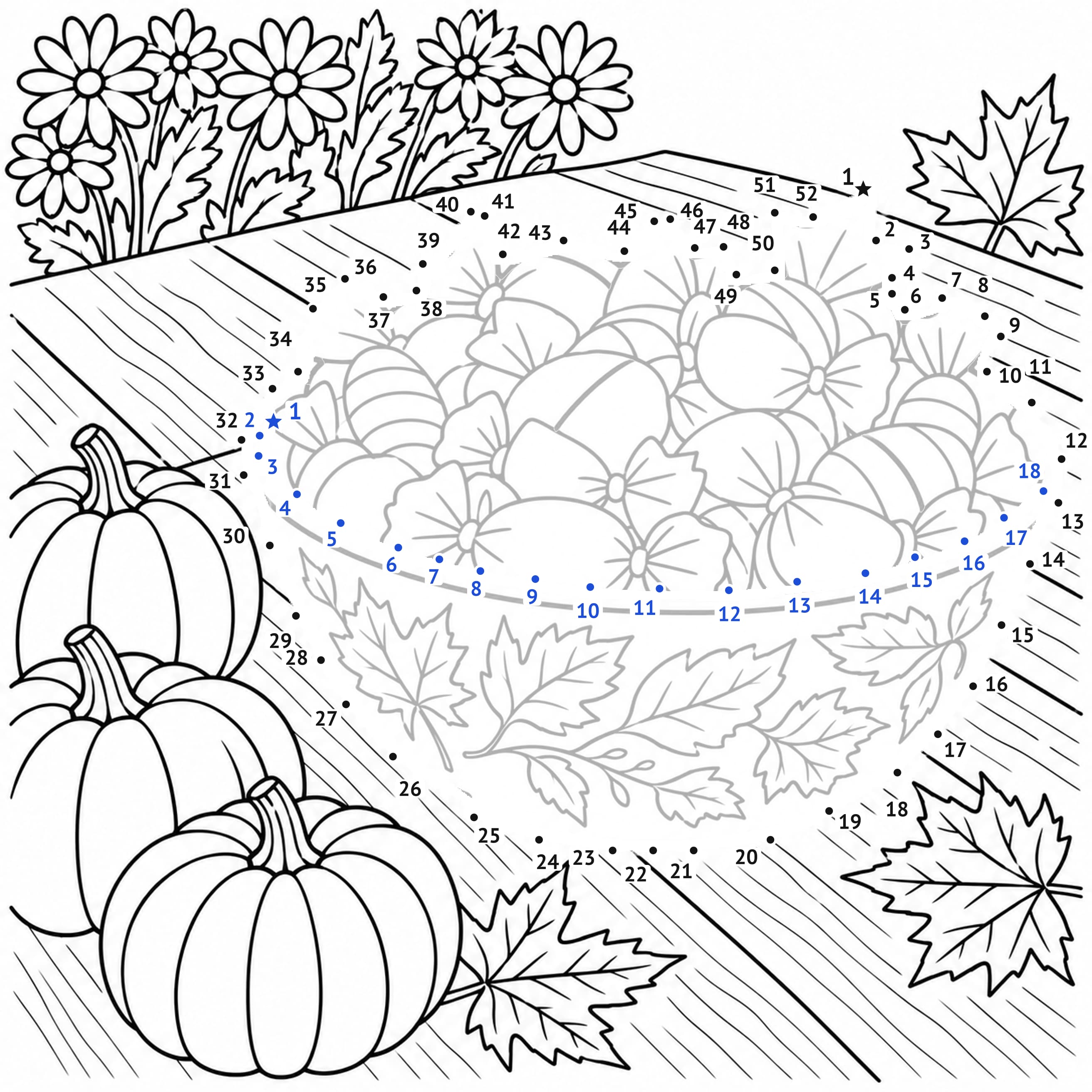 Unir puntos: Dulces de Halloween para unir puntos