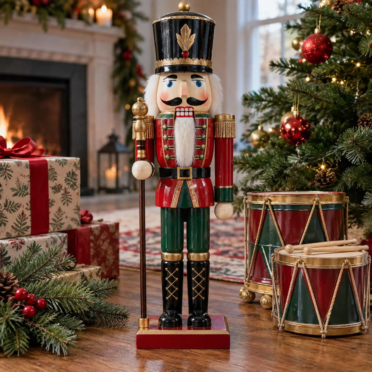 Realistic source: Nutcracker color by number printable
