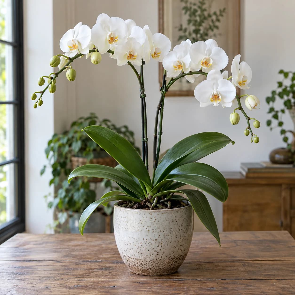 Foto realista: Dibujo de orquídeas para colorear