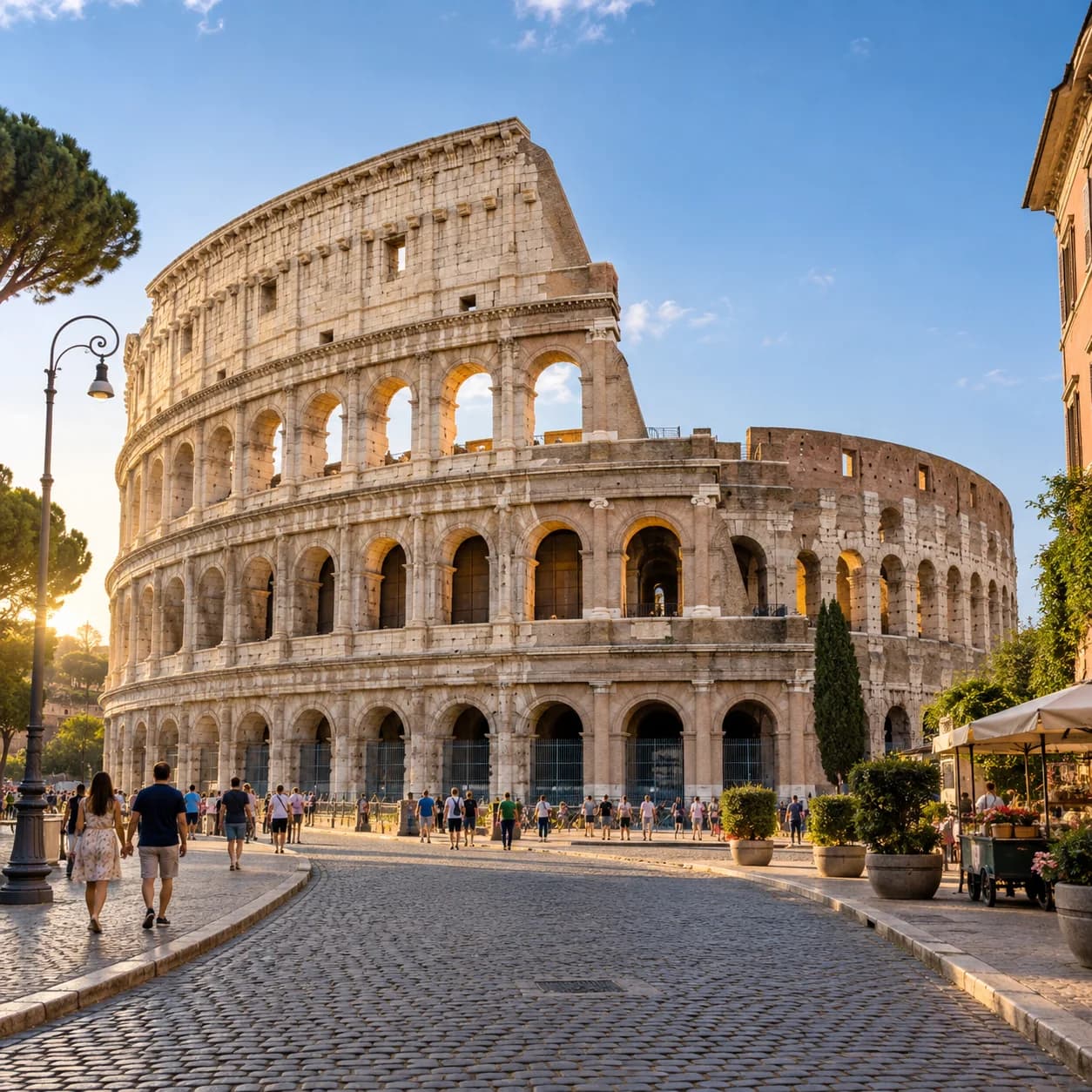 Photo réaliste: Coloriage du Colisée de Rome